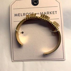 NWT Melrose and Market funky brass bracelet